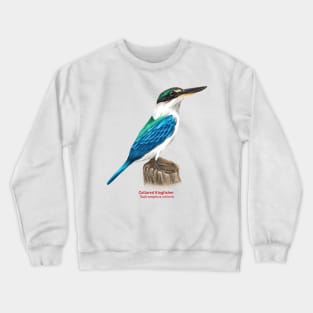 Collared kingfisher | Todiramphus chloris Crewneck Sweatshirt